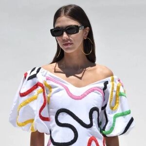 Mara Hoffman NAMARI dress 🌶️💛🫐✨👗